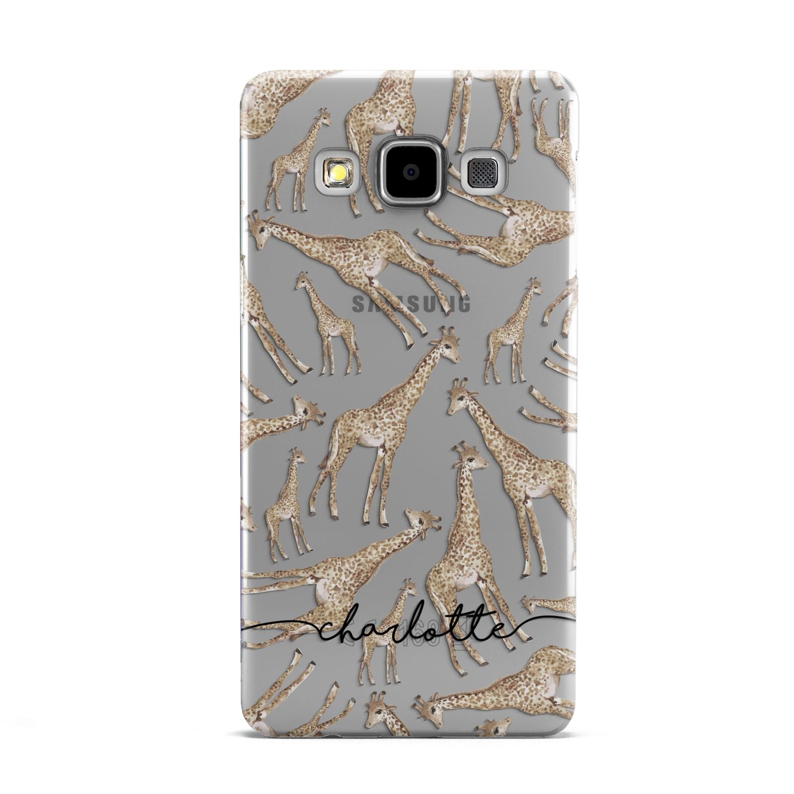 Personalised Giraffes with Name Samsung Galaxy A5 Case