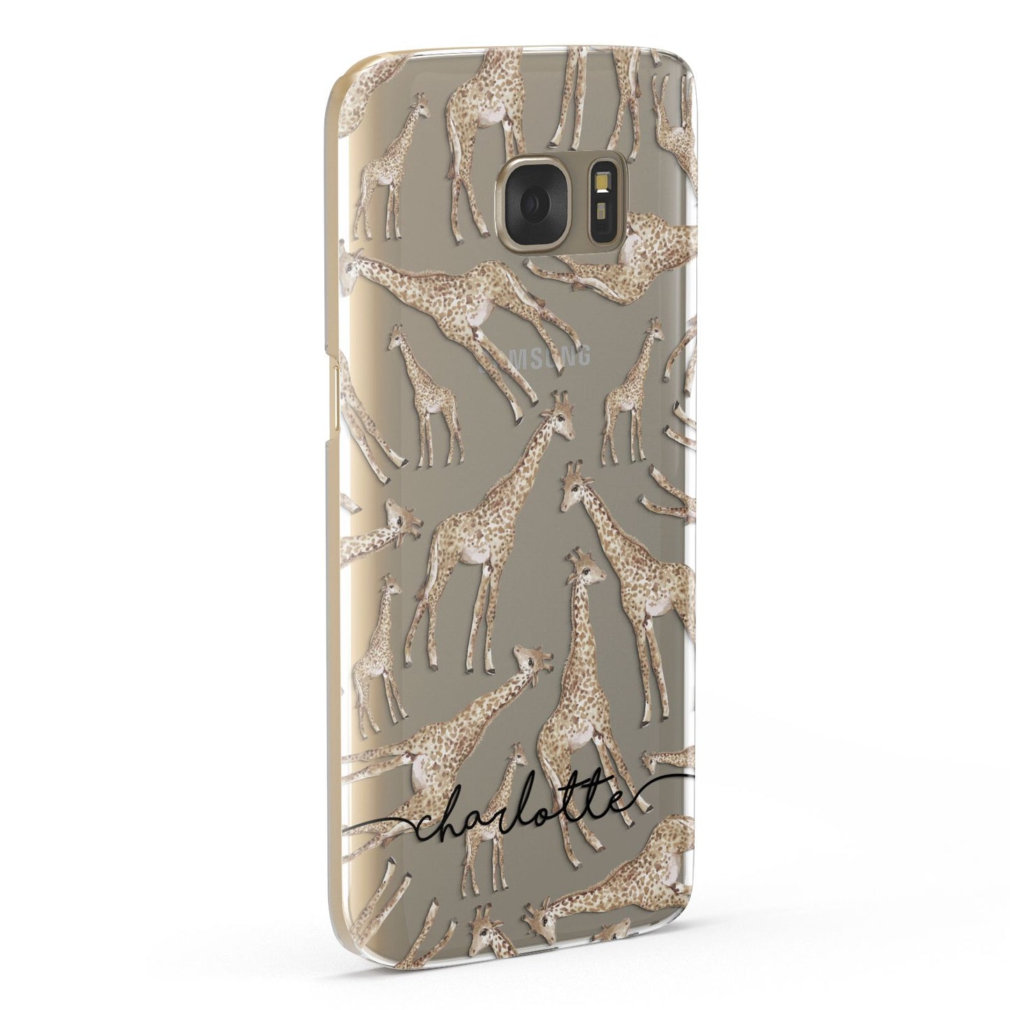 Personalised Giraffes with Name Samsung Galaxy Case Fourty Five Degrees