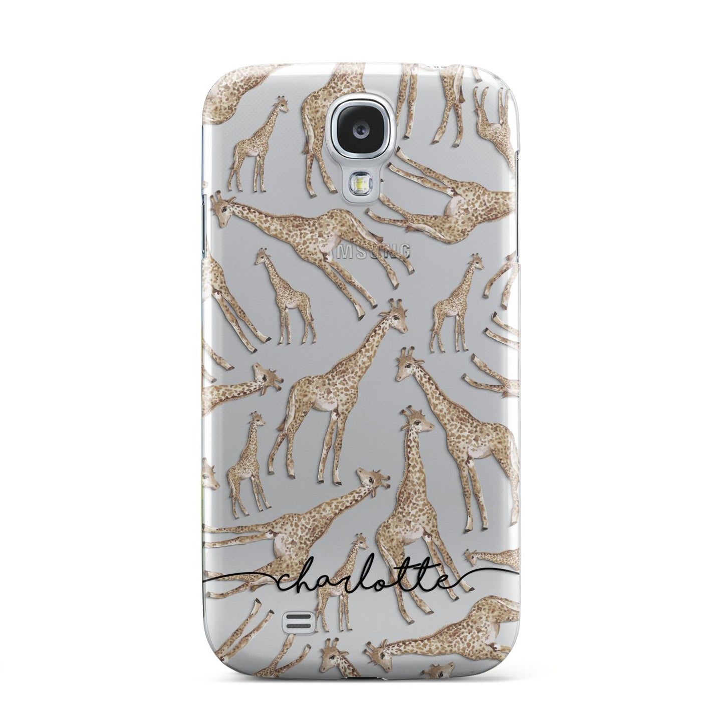 Personalised Giraffes with Name Samsung Galaxy S4 Case