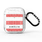 Personalised Glitter Effect Name Initials AirPods Glitter Case