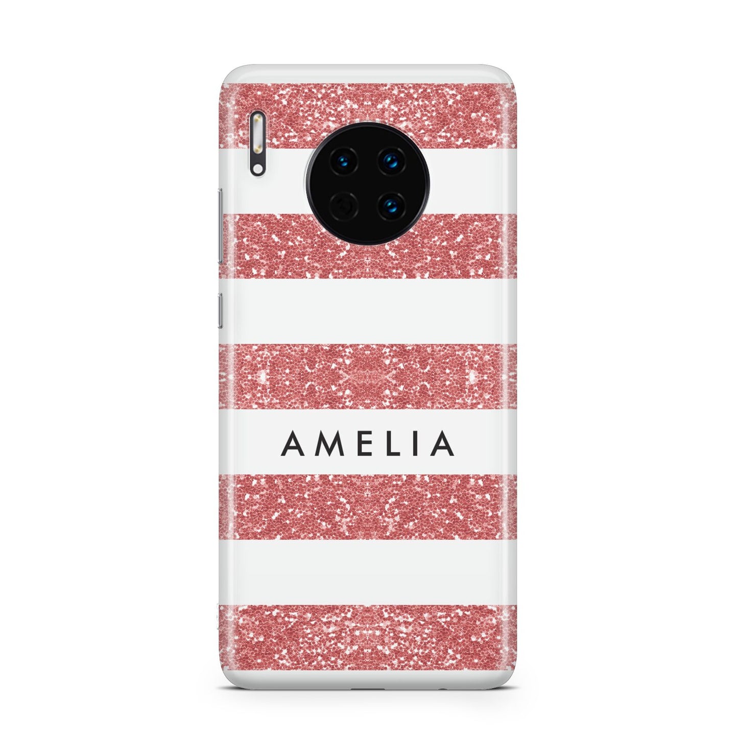 Personalised Glitter Effect Name Initials Huawei Mate 30