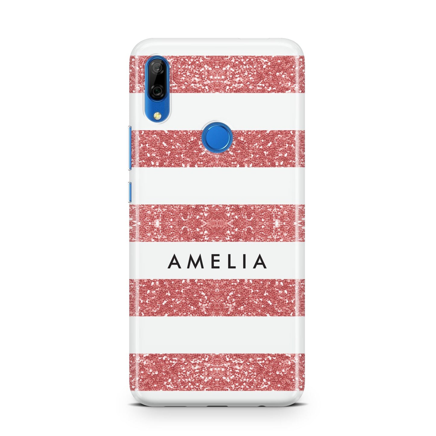 Personalised Glitter Effect Name Initials Huawei P Smart Z