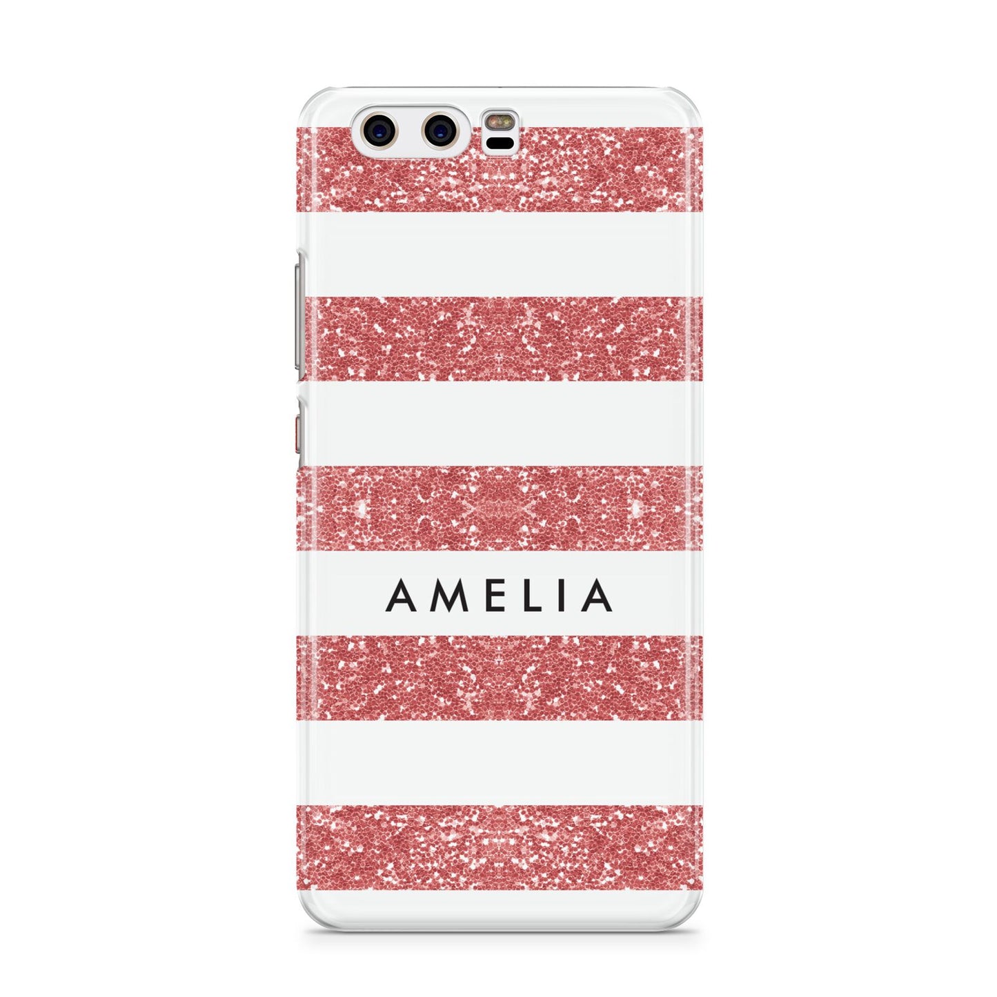 Personalised Glitter Effect Name Initials Huawei P10 Phone Case