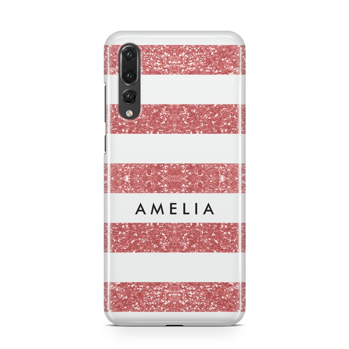 Personalised Glitter Effect Name Initials Huawei P20 Pro Phone Case