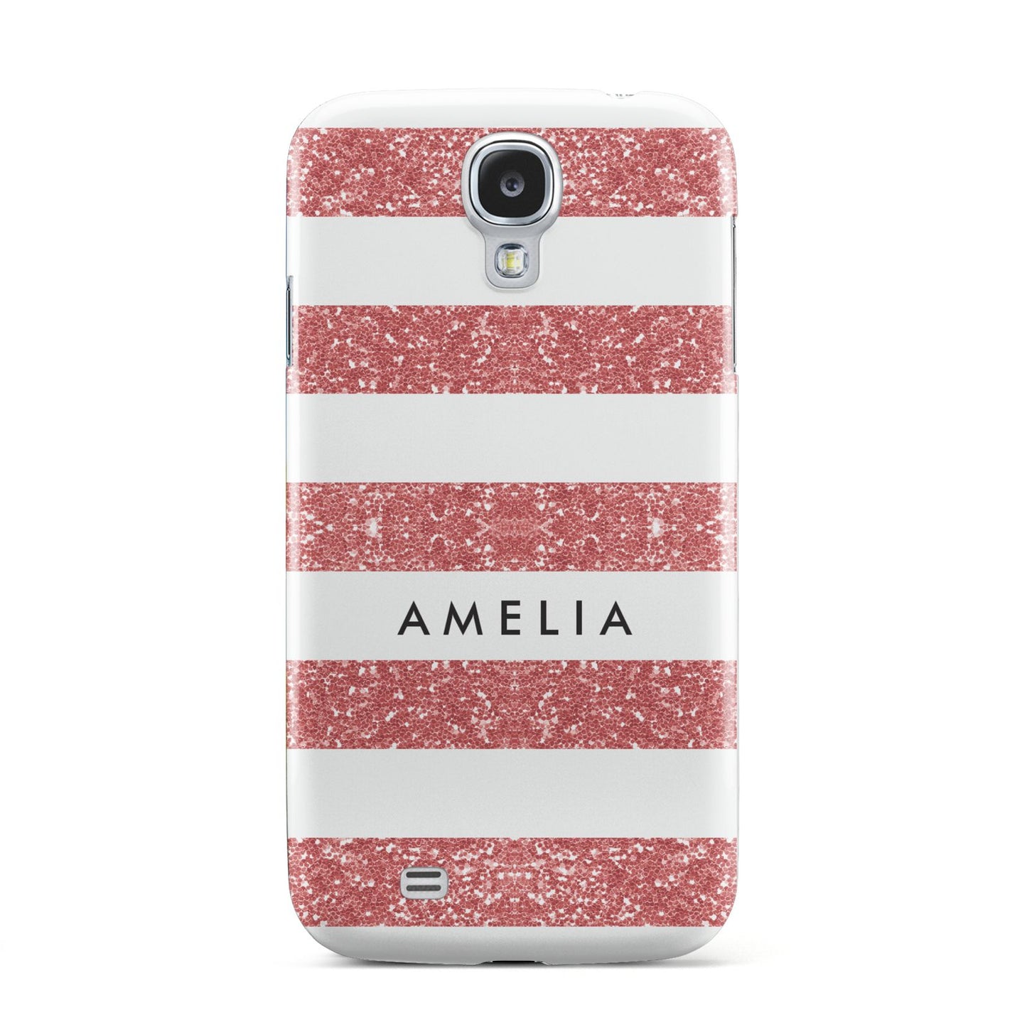 Personalised Glitter Effect Name Initials Samsung Galaxy S4 Case