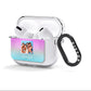 Personalised Glitter Photo AirPods Clear Case 3rd Gen Side Image