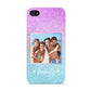 Personalised Glitter Photo Apple iPhone 4s Case
