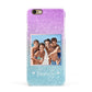 Personalised Glitter Photo Apple iPhone 6 3D Snap Case