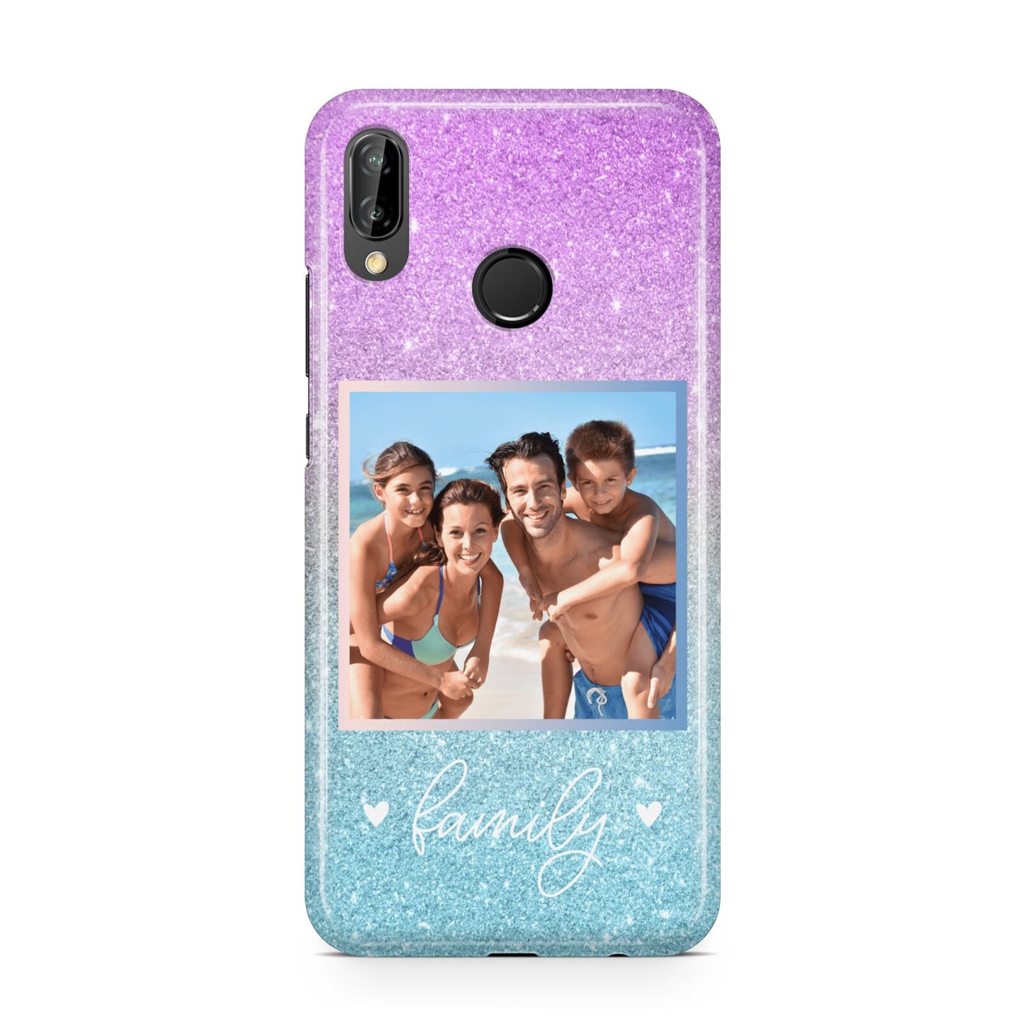 Personalised Glitter Photo Huawei P20 Lite Phone Case