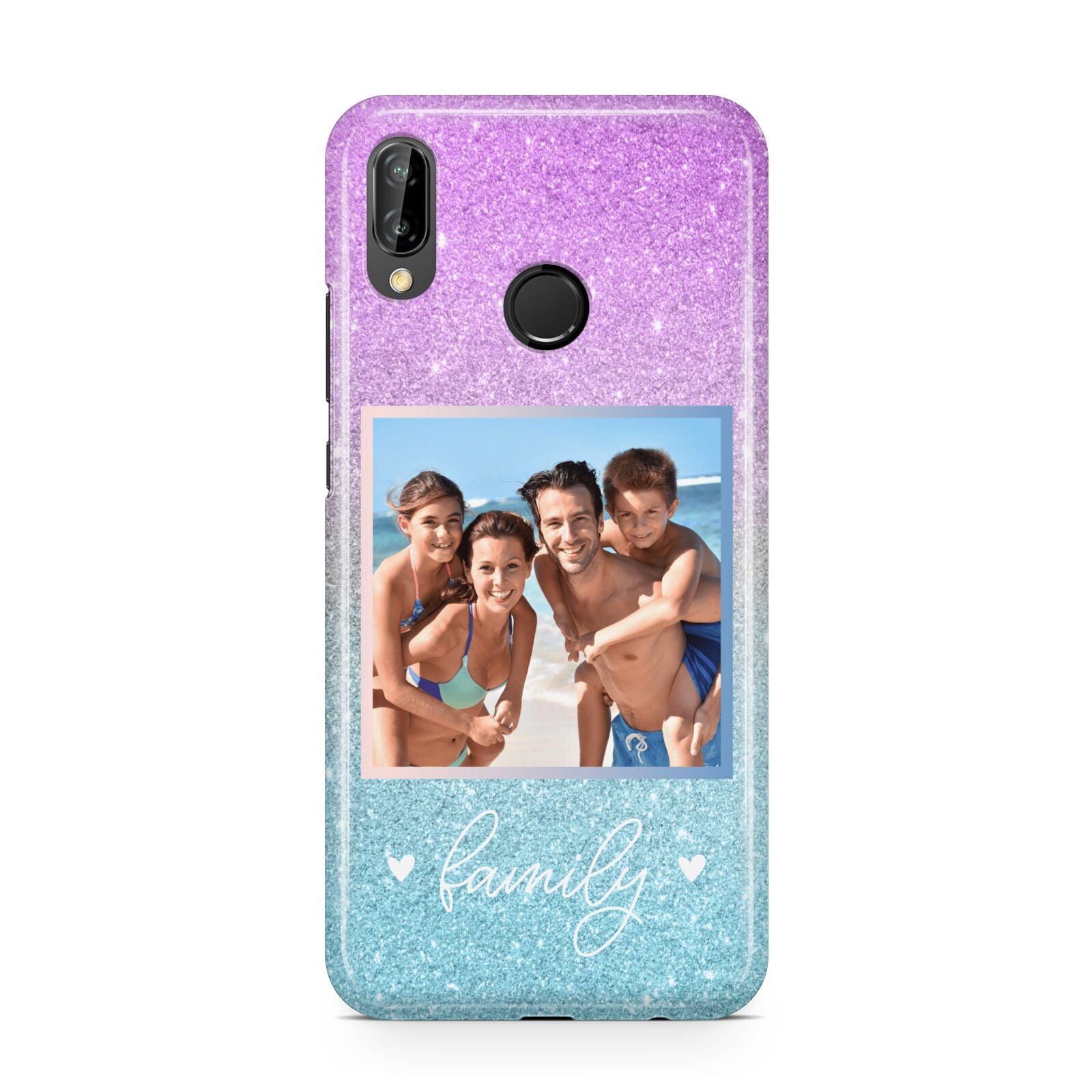 Personalised Glitter Photo Huawei P20 Lite Phone Case