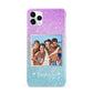Personalised Glitter Photo iPhone 11 Pro Max 3D Snap Case