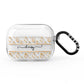 Personalised Gold Aztec AirPods Pro Clear Case