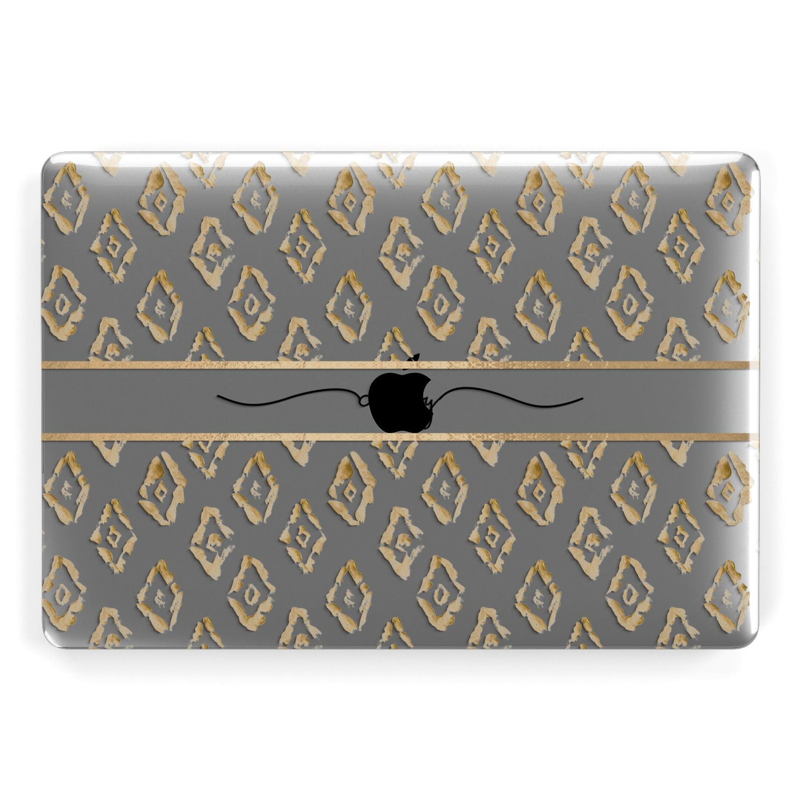 Personalised Gold Aztec Apple MacBook Case