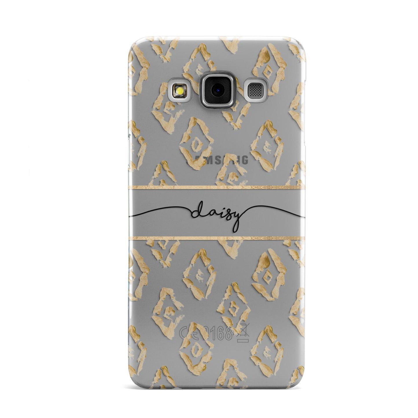 Personalised Gold Aztec Samsung Galaxy A3 Case