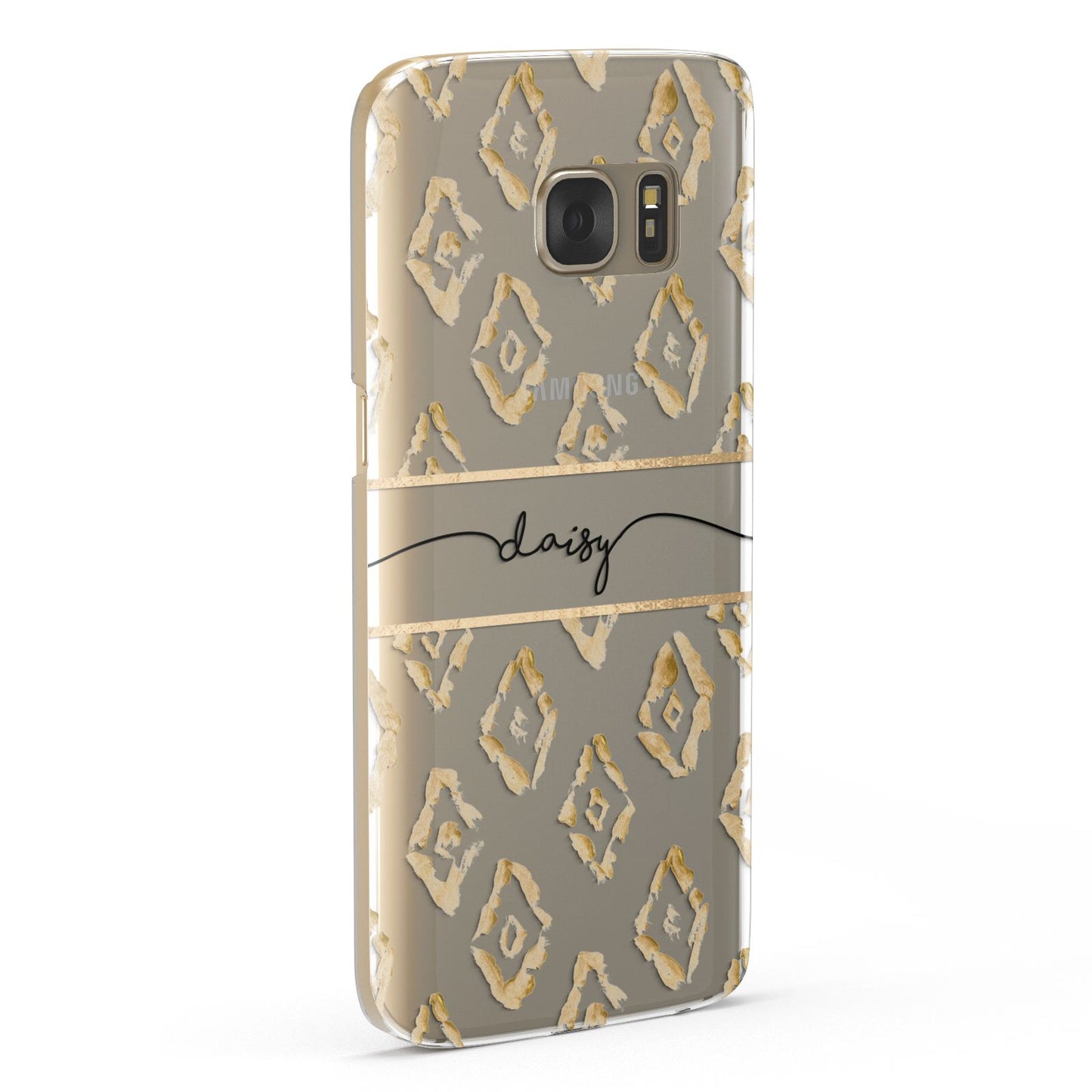 Personalised Gold Aztec Samsung Galaxy Case Fourty Five Degrees