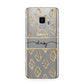 Personalised Gold Aztec Samsung Galaxy S9 Case