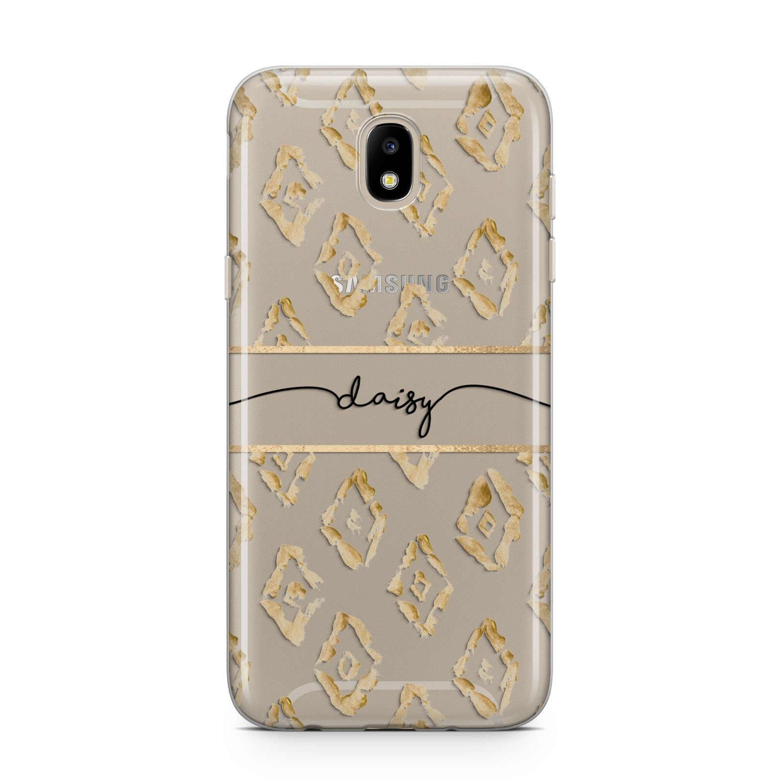 Personalised Gold Aztec Samsung J5 2017 Case