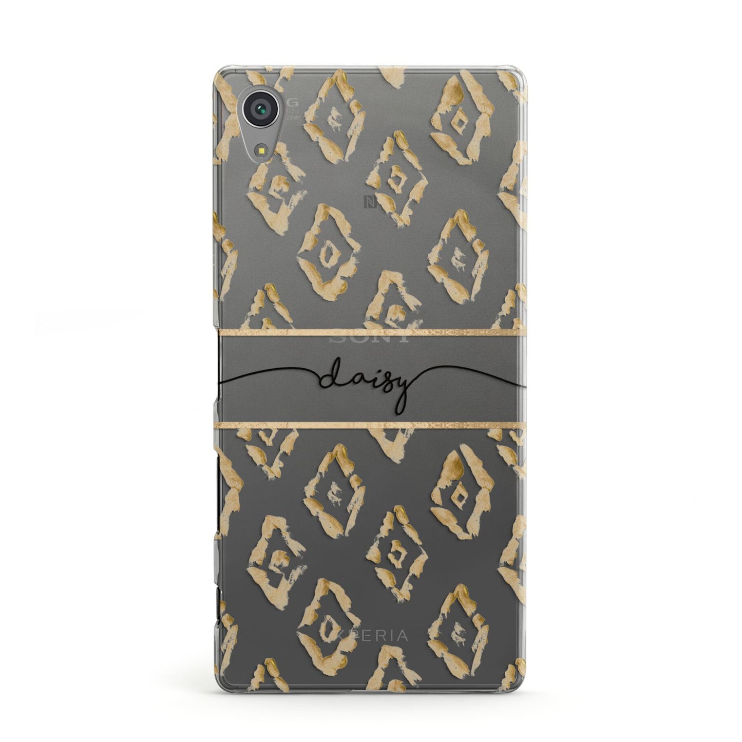 Personalised Gold Aztec Sony Xperia Case