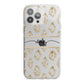 Personalised Gold Aztec iPhone 13 Pro Max TPU Impact Case with White Edges