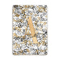 Personalised Gold Black Cheetah Apple iPad Gold Case