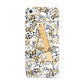 Personalised Gold Black Cheetah Apple iPhone 5 Case