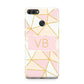 Personalised Gold Initials Geometric Huawei Y9 2018