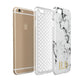 Personalised Gold Initials Marble New Apple iPhone 6 3D Tough Case Expanded view