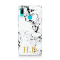 Personalised Gold Initials Marble New Huawei P Smart 2019 Case