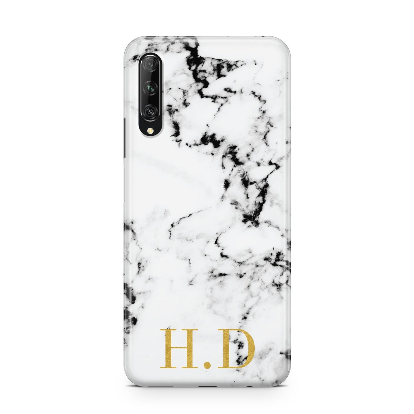 Personalised Gold Initials Marble New Huawei P Smart Pro 2019