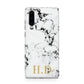 Personalised Gold Initials Marble New Huawei P30 Phone Case