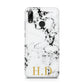 Personalised Gold Initials Marble New Huawei Y7 2019