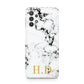 Personalised Gold Initials Marble New Samsung A32 5G Case