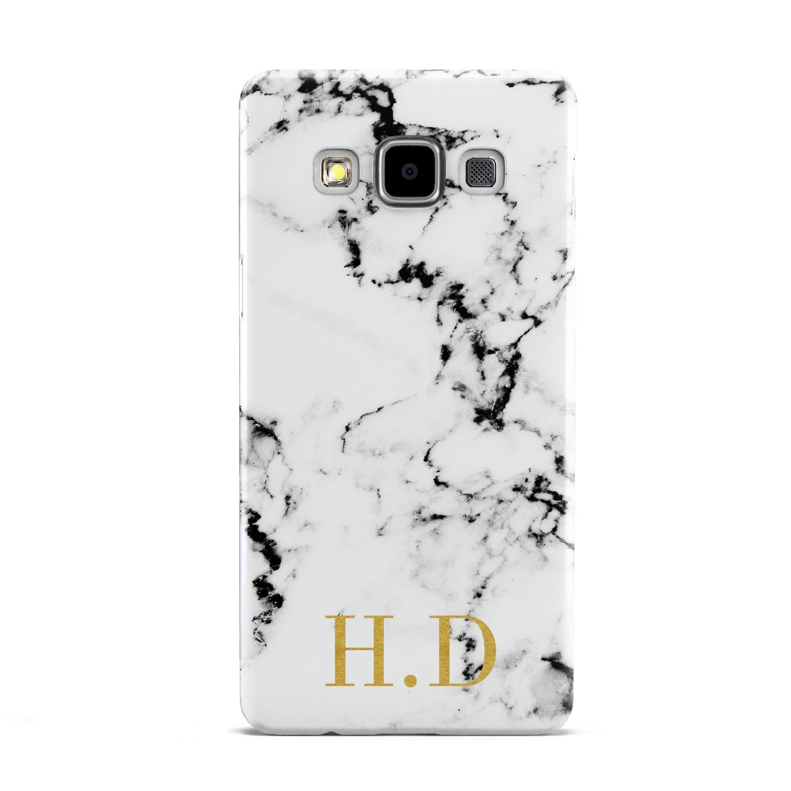 Personalised Gold Initials Marble New Samsung Galaxy A5 Case