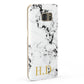 Personalised Gold Initials Marble New Samsung Galaxy Case Fourty Five Degrees