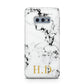 Personalised Gold Initials Marble New Samsung Galaxy S10E Case