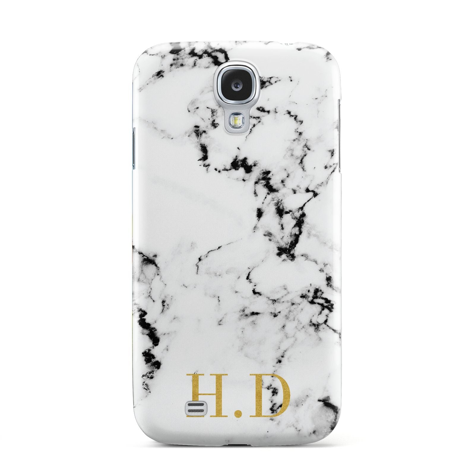 Personalised Gold Initials Marble New Samsung Galaxy S4 Case