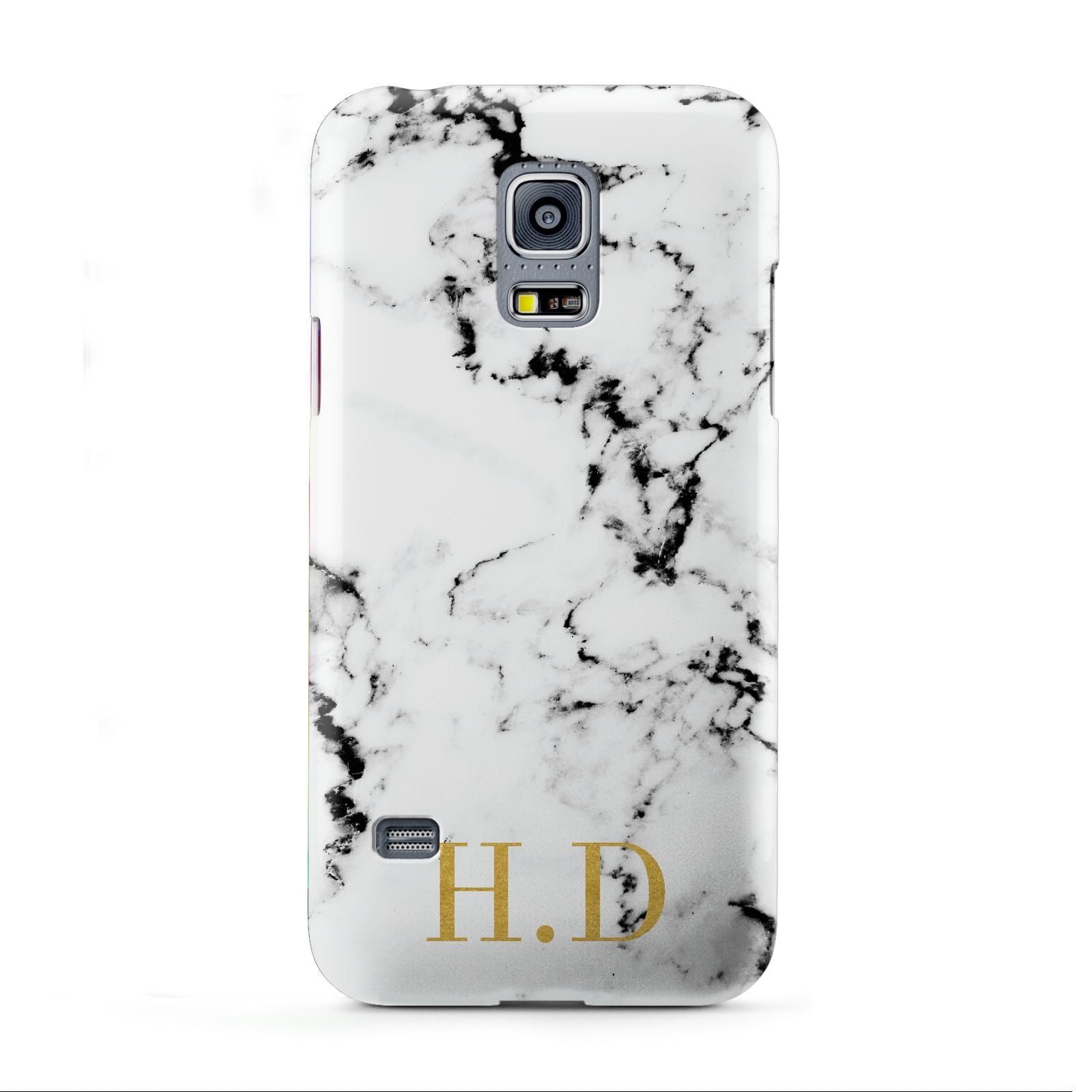 Personalised Gold Initials Marble New Samsung Galaxy S5 Mini Case
