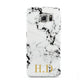 Personalised Gold Initials Marble New Samsung Galaxy S6 Case
