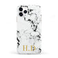 Personalised Gold Initials Marble New iPhone 11 Pro 3D Tough Case