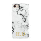 Personalised Gold Initials Marble New iPhone 8 3D Tough Case on Gold Phone
