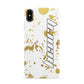 Personalised Gold Ink Splash Apple iPhone Xs Max 3D Snap Case