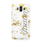 Personalised Gold Ink Splash Huawei Mate 10 Protective Phone Case