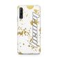 Personalised Gold Ink Splash Huawei P Smart Pro 2019