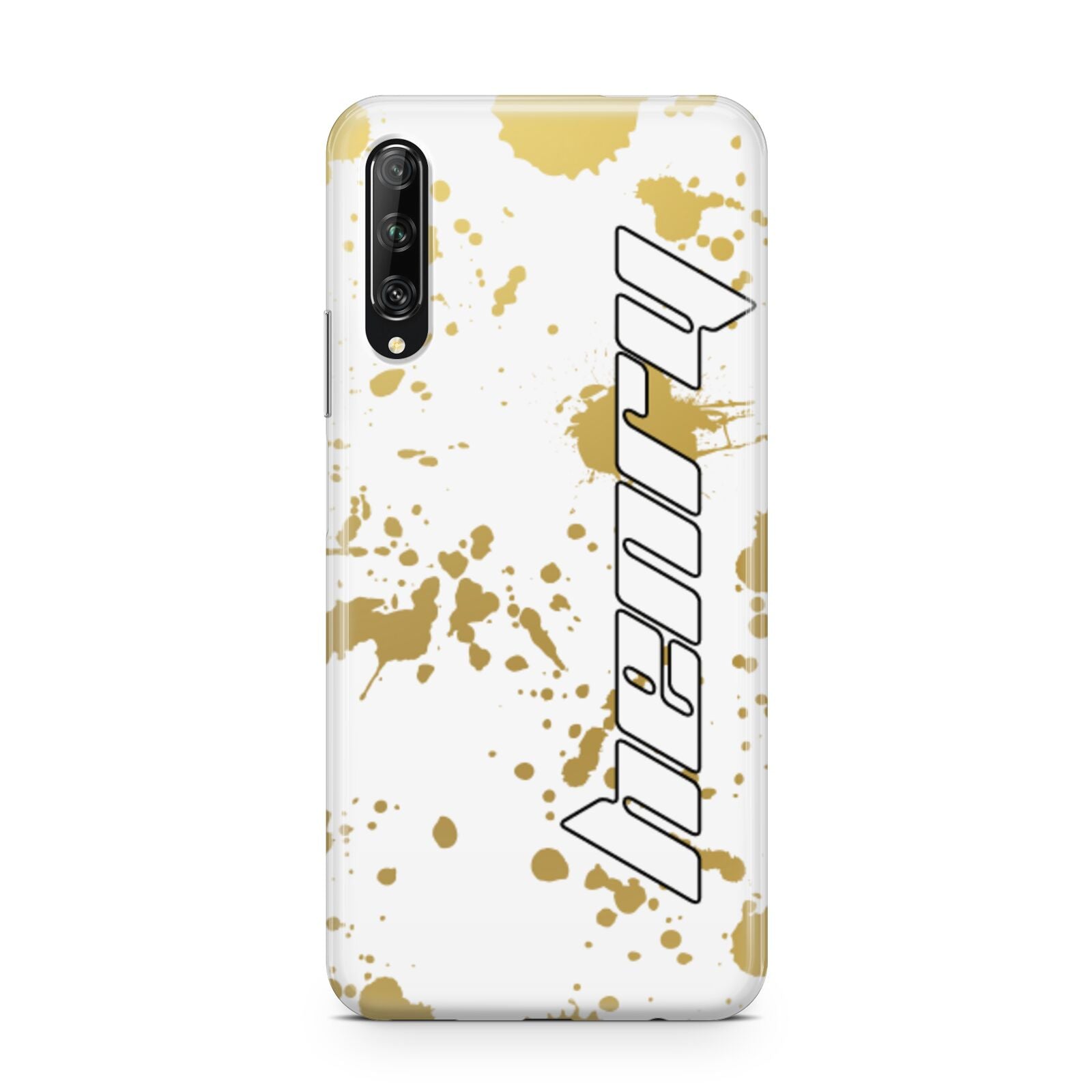 Personalised Gold Ink Splash Huawei P Smart Pro 2019