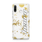 Personalised Gold Ink Splash Huawei P30 Lite Phone Case