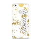 Personalised Gold Ink Splash Huawei P8 Lite Case