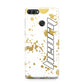 Personalised Gold Ink Splash Huawei Y9 2018