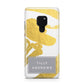 Personalised Gold Leaf White With Name Huawei Mate 20 Phone Case