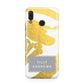 Personalised Gold Leaf White With Name Huawei Nova 3 Phone Case