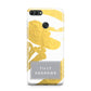 Personalised Gold Leaf White With Name Huawei Y9 2018